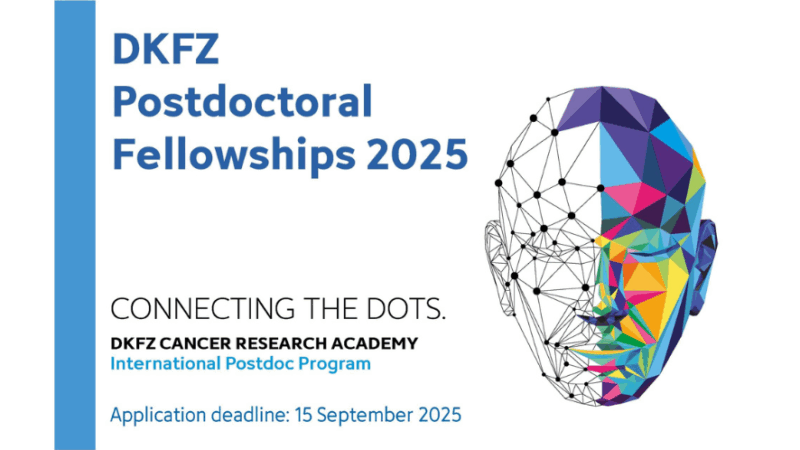 DKFZ German Cancer Research Center Opens Applications for 2025 Postdoctoral Fellowships