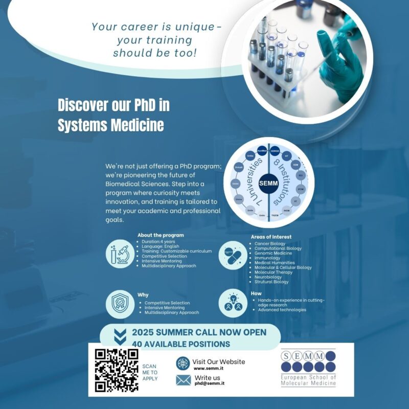 Antonio Marra Highlights PhD Opportunities in Translational Oncology with SEMM Program
