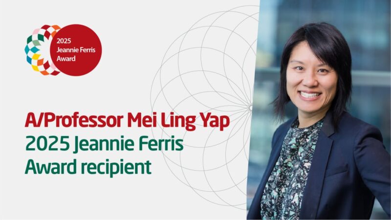 Mei Ling Yap is the Recipient of the 2025 Jeannie Ferris Award