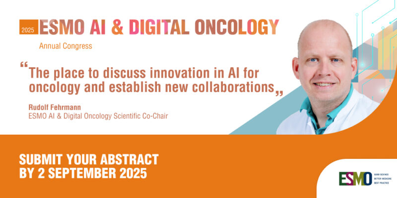 Share Your Research for 2025 ESMO AI and Digital Oncology Congress by 2 September