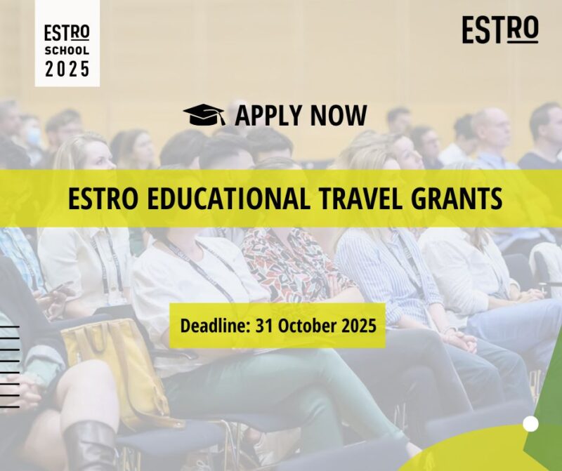 ESTRO Educational Travel Grants 2025