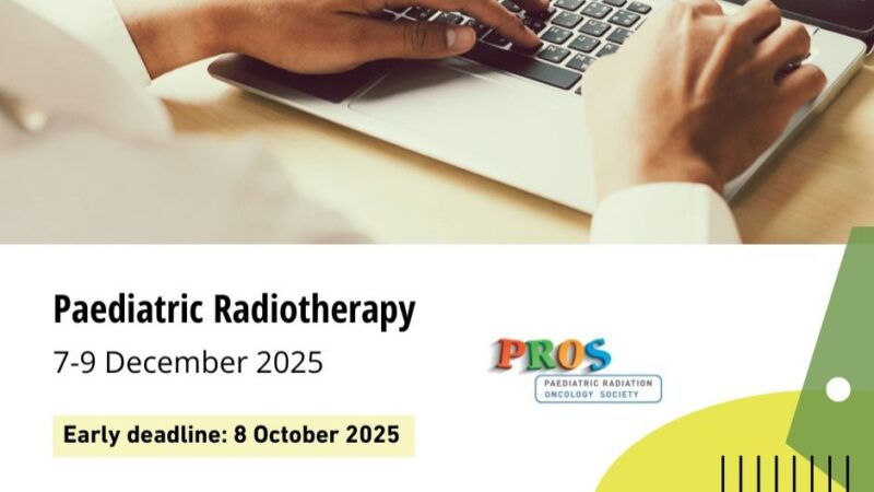 ESTRO Announces Paediatric Radiotherapy Course