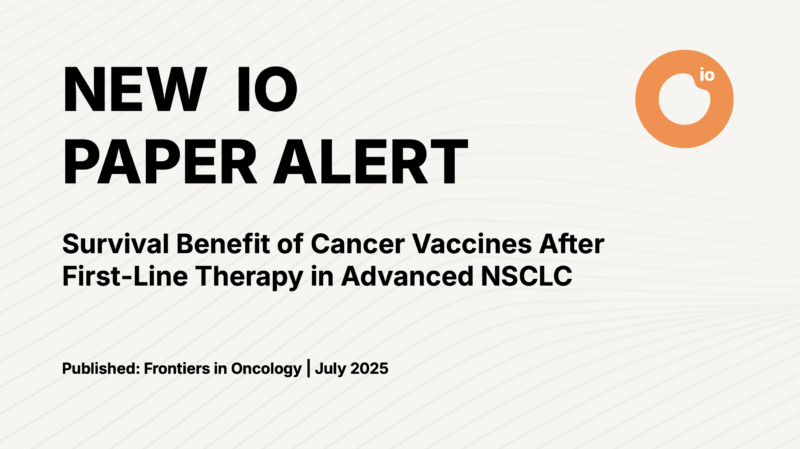 Cancer Vaccines Improve Survival in Advanced Non-Small-Cell-Lung-Cancer After First-Line Therapy