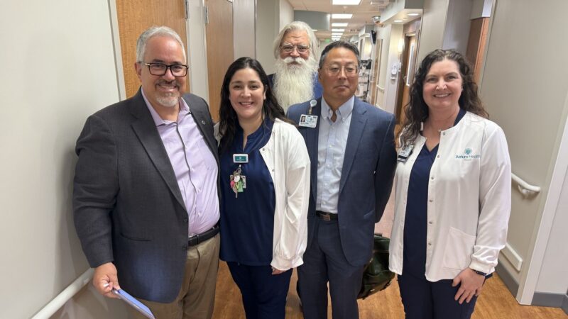 Ruben Mesa and Jean Chai Tour Atrium Health Floyd/Harbin Clinic