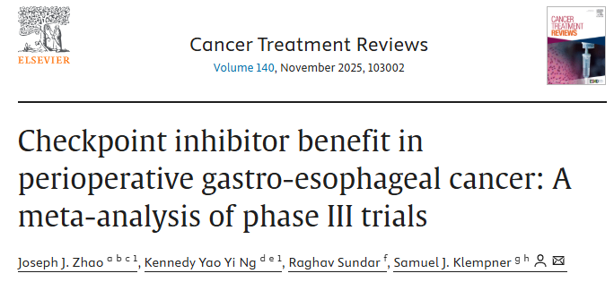 Nieves Martinez Lago: Immunotherapy + Perioperative FLOT improves EFS in resectable GEAC
