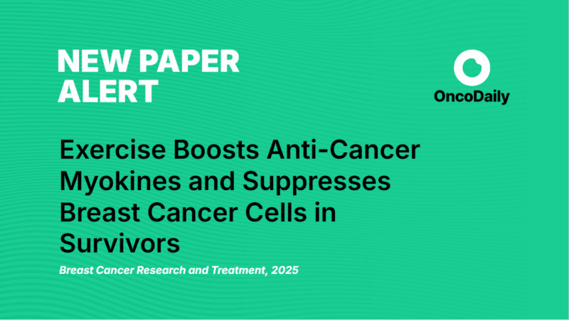 New RT Paper Alert: Exercise Boosts Anti-Cancer Myokines and Suppresses Breast Cancer Cells in Survivors