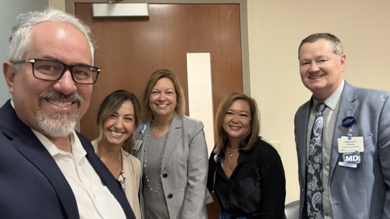 Ruben Mesa Visits Aurora Health Care Cancer Care Sites