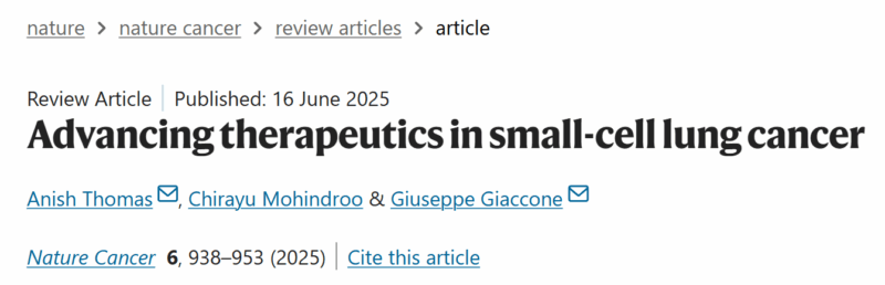 Fred Hirsch: Still A Long Way To Go in Small Cell Lung Cancer