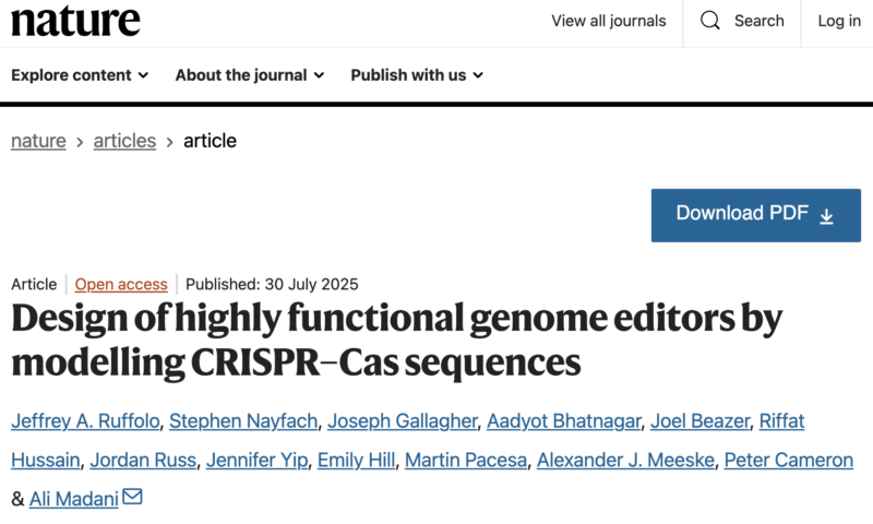 Olivier Elemento: AI-Designed Genome Editors Are Here