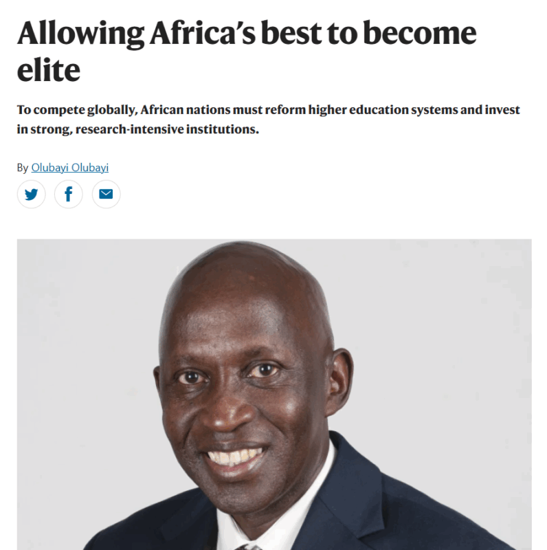 Magdalena Skipper: Olubayi Olubayi Offers Powerful Guidance for African Universities