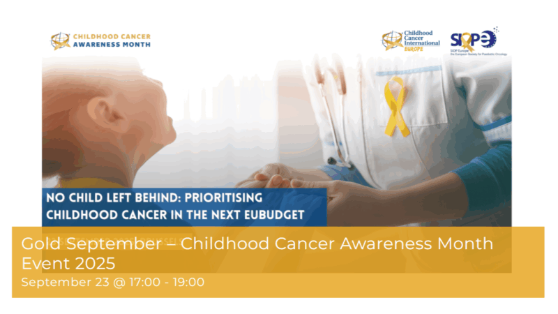 Gold September: Childhood Cancer Awareness Month Event 2025 – CCI Europe