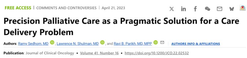 Ramy Sedhom: Palliative Care Isn’t Just about When. It’s about Who, What, and How