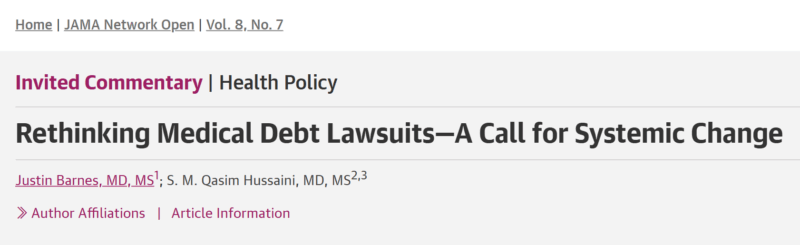 Fumiko Ladd Chino: Examining Inequitable Medical Debt Practices That Harm Vulnerable Patients