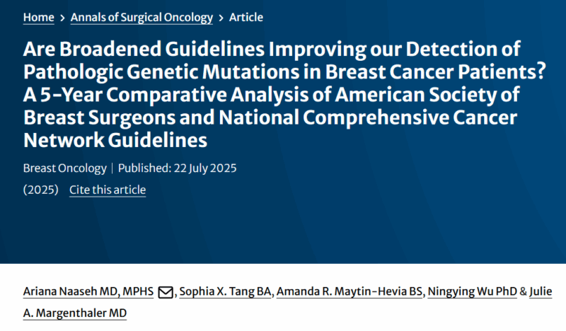 Ed Esplin: Real-World Evidence Supports Shift to Universal Genetic Testing in Breast Cancer Care