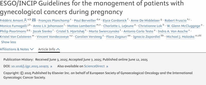 Gynecological Cancers