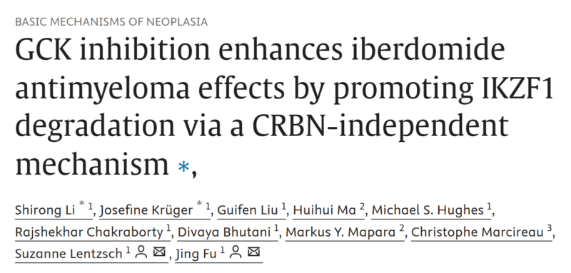 Myeloma Paper of the Day, August 13th, Suggested by Robert Orlowski