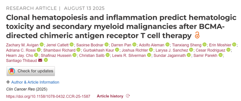 Myeloma Paper of the Day, August 14th, Suggested by Robert Orlowski