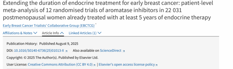 Harold J. Burstein։ Big Year for Long-Term Endocrine Therapy in Breast Cancer