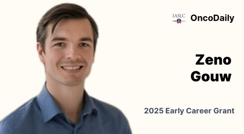 Zeno Gouw Awarded 2025 Early Career Grant for Liquid Biopsy Research in Lung Cancer