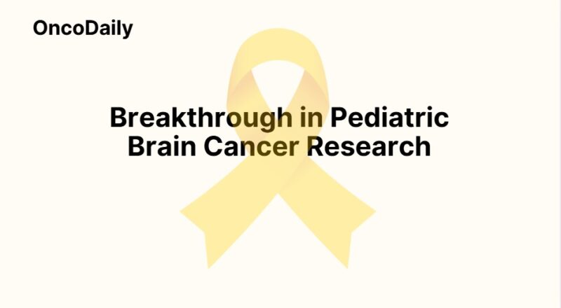 George Kumar: Breakthrough in Pediatric Brain Cancer Research