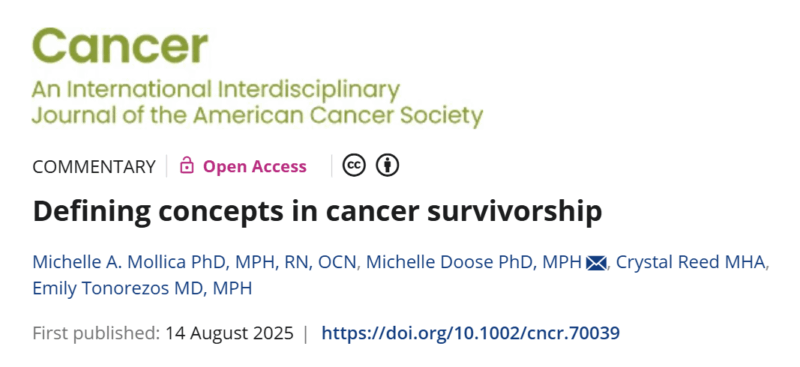 Emily Smith Tonorezo: Back to My Roots, Supporting Cancer Survivors at Weill Cornell Medicine