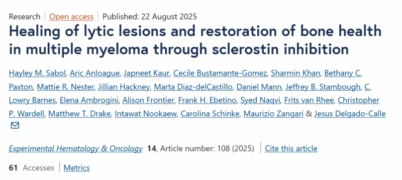 Myeloma Paper of the Day, August 24th, Suggested by Robert Orlowski
