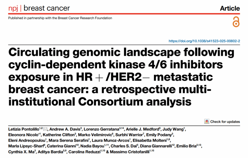 Armando Orlandi Highlights Genomic Insights in HR+/HER2- Metastatic Breast Cancer