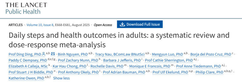 Alexey Kulikov: Key Findings from the Recent Meta-Analysis on Daily Steps and Health Outcomes