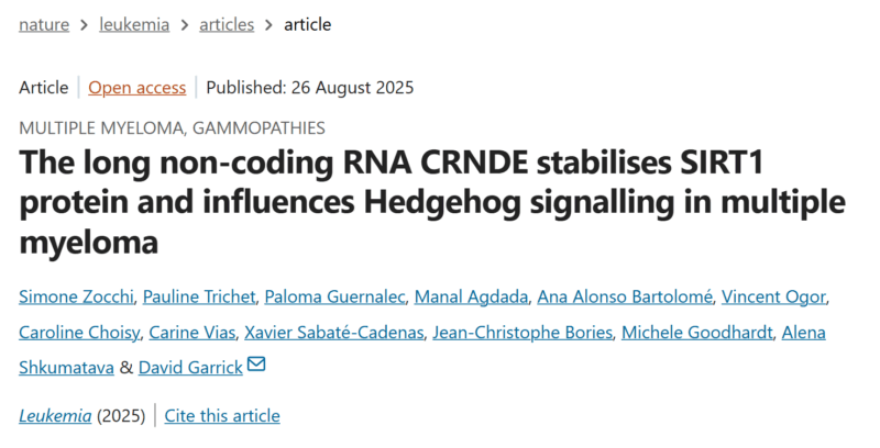 Myeloma Paper of the Day, August 27th, Suggested by Robert Orlowski