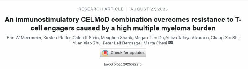 Myeloma Paper of the Day, August 28th, Suggested by Robert Orlowski
