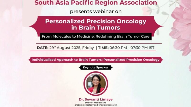 Shweta Bansal Announces Webinar on Personalized Precision Oncology in Brain Tumors