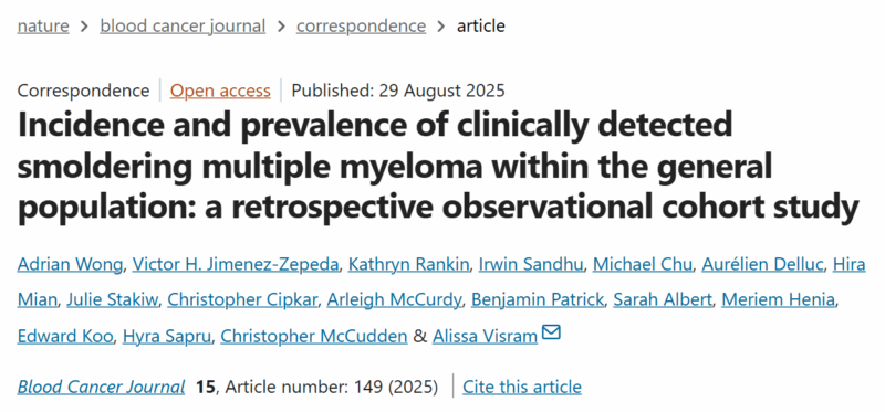 Myeloma Paper of the Day, August 30th, Suggested by Robert Orlowski