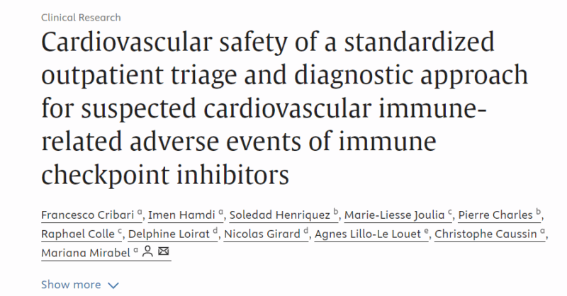 Francesco Cribari: Not Every Patient With Elevated Troponin on ICIs Needs a Hospital Bed