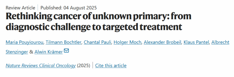 Oscar Tahuahua: Rethinking Cancer of Unknown Primary
