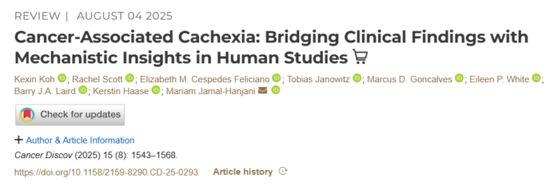 Jean-Charles Soria: Cancer Cachexia - An Underdiagnosed, Lethal Syndrome