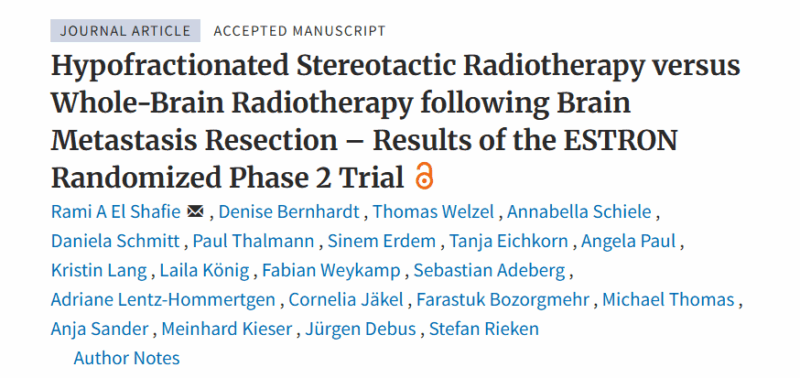 Gustavo Viani: ESTRON Trial - Can We Skip WBRT After Brain Met Resection?