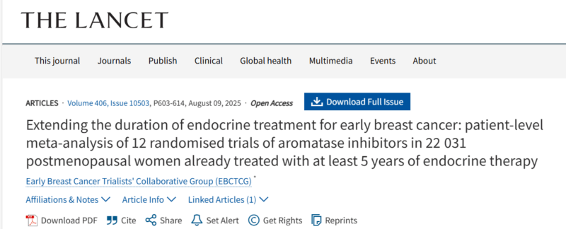 Kefah Mokbel: Five or Ten Years of Adjuvant Endocrine Therapy for Breast Cancer?
