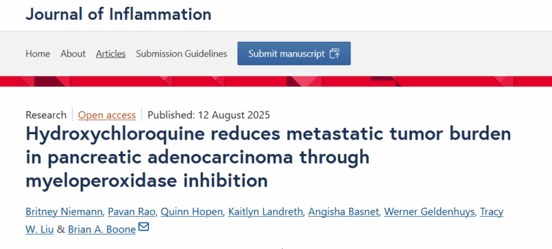 Anirban Maitra Shares Preclinical Study Showing HCQ Inhibits MPO and Reduces NETs