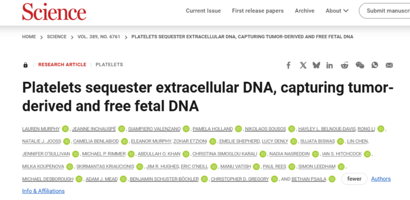Jean-Charles Soria: Platelets Can Carry Tumor DNA