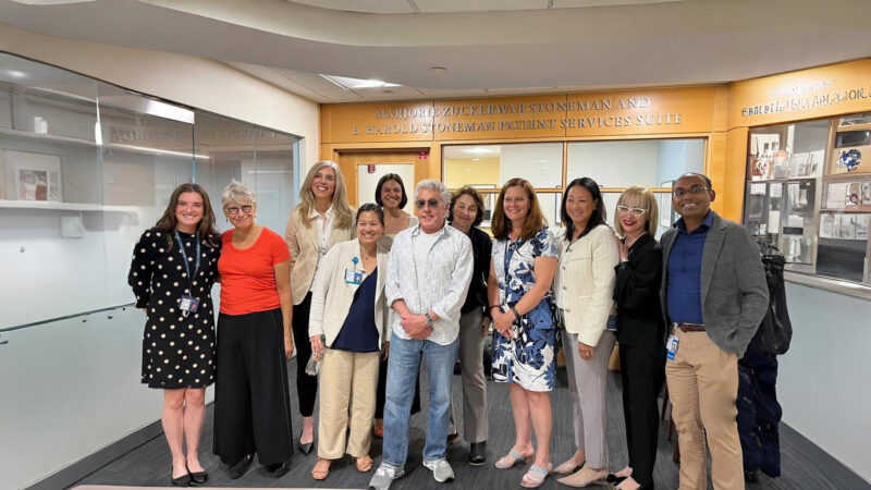 Stephanie Berg: Roger Daltrey Visits Dana-Farber Young Adult Lounge