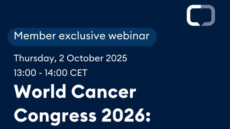 UICC World Cancer Congress 2026: Showcase Your Work Through the Call for Sessions