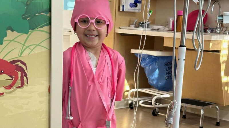 At an Age When Most Kids Learn to Read, Annabelle Learns to Share Her Cancer Journey – St. Baldrick’s Foundation