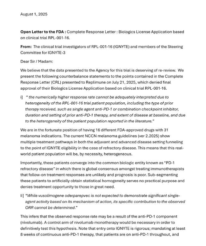Kevin Harrington: Open Letter to the FDA