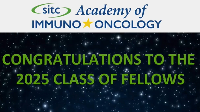 The 2025 Class of Fellows of the Academy of Immuno-Oncology (FAIO) – Society for Immunotherapy of Cancer