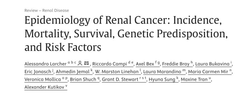 Diego A Díaz García: Addressing the Rising Global Burden of Renal Cancer