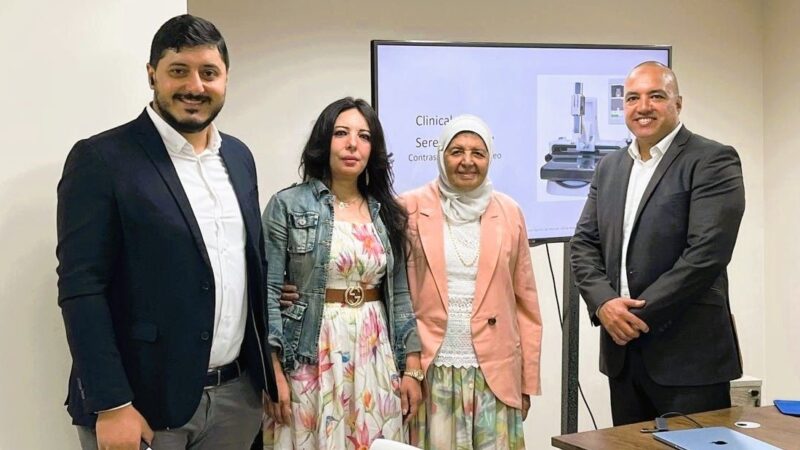 Sahar Mansour: Contrast Mammography Workshop at the Breast Cancer Hospital, NCI-Cairo University