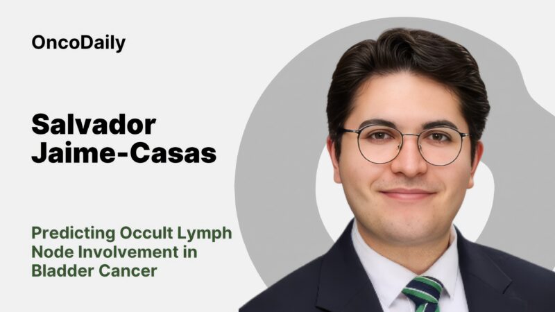 Salvador Jaime-Casas: Predicting Occult Lymph Node Involvement in Bladder Cancer