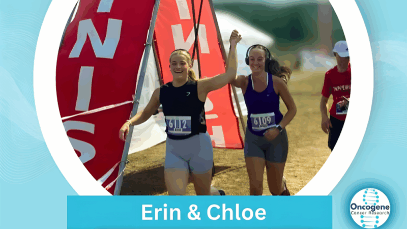 Erin and Chloe Raise £800 for Lung Cancer Research – Oncogene Cancer Research