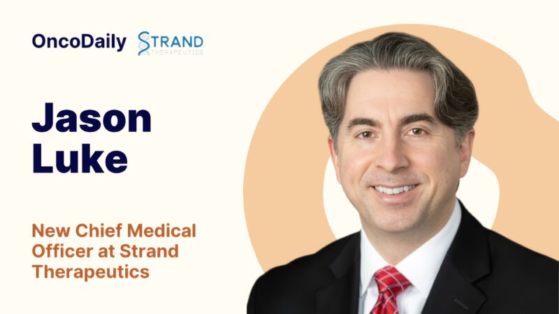 Jason Luke Named New Chief Medical Officer at Strand Therapeutics