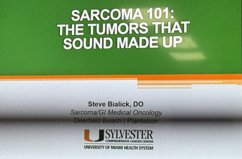 Sarcoma 101 at Fellowship Bootcamp with Steve Bialick - Miami Hematology Oncology Program Director
